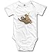 Produktbild Baby Rompers Sloth Lying On Tree Boys Girls Infant Short Sleeve Bodysuit Playsuit Outfits One-Piece