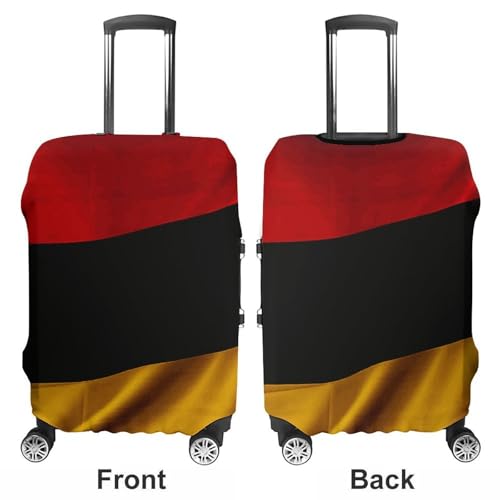 Germany Flag Luggage Cover Elastic Suitcase Protector Case Anti-Scratch Washable Baggage Covers Protector For Traveling, Aircraft Consignment XL3