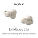 Sony LinkBuds Clip Open-Ear Truly Wireless Earbuds, Comfortable & Secure Fit, Lightweight Clip-On Design, Touch Controls, Ambient Sound Awareness, Water Resistant, Up to 37 Hrs of Playback, Greige
