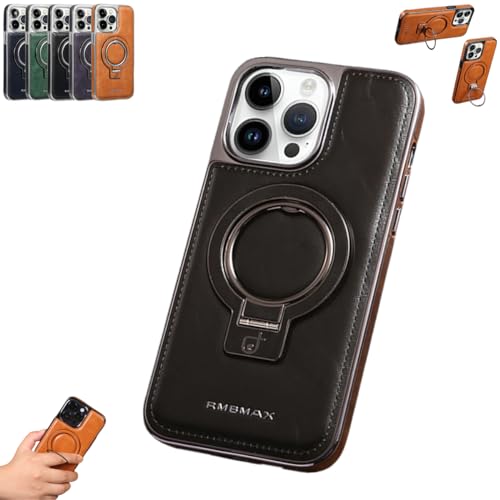 Coque iPhone 15 Pro Max Cuir Noir Protection Élégante pour Votre Quotidien