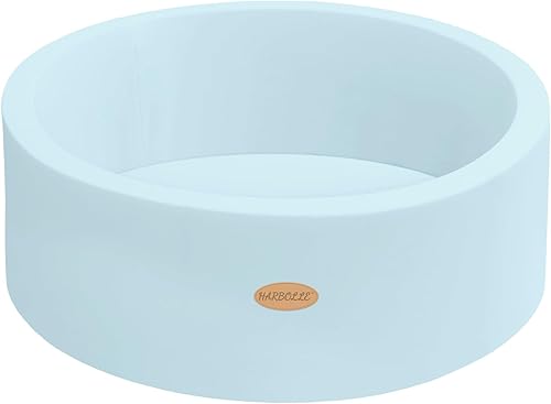 Vista 12 de Piscina de Pelotas para Bebés 35.4" Espuma Viscoelástica Suave Redonda Piscinas de Pelotas NO Incluye Pelotas Corralito Interior Exterior para Bebés