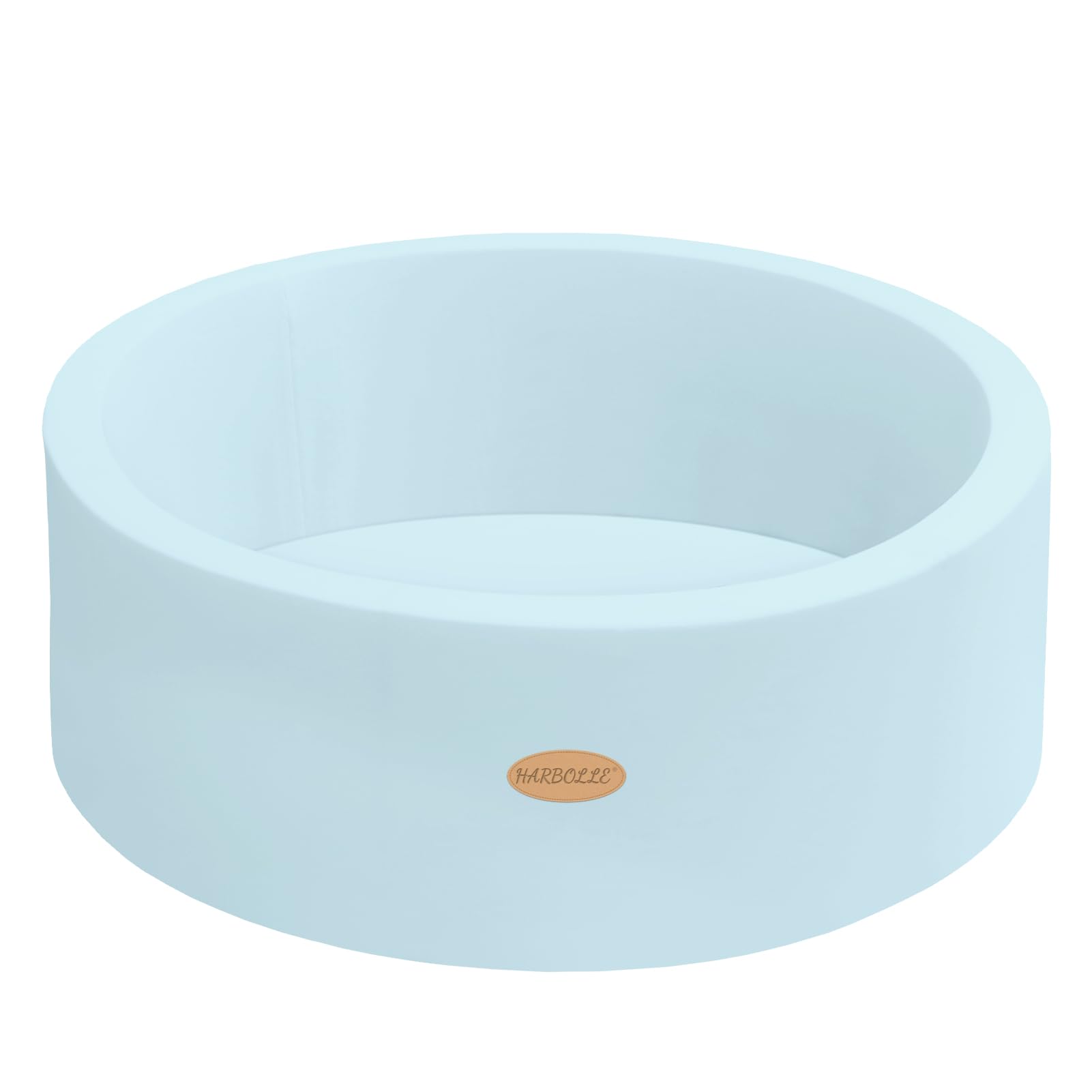 HARBOLLE Baby Ball Pit 35.4" Soft Round Memory Foam Ball Pits NOT Included Balls Indoor Outdoor Playpen for Babies Toddlers Kids Great Gift for Girls