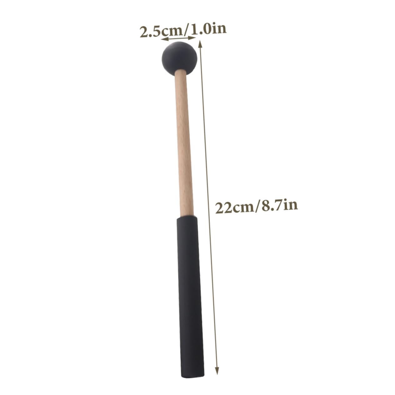 Toyvian 6paia Bacchette Per Strumenti Musicali Mallet Per Tongue Drum e Marimba Percussione Strumenti Orff Colori e Facili Da Usare e Resistenti