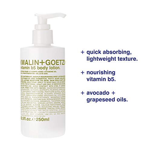 Malin+Goetz BL-219-250 Malin + Goetz Vitamin B5 Body Lotion For Women & Men, 8.5 Fl. Oz. — Body Moisturizer thumb #2