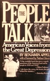 People Talk: American Voice From the Great Depr... 0671438093 Book Cover
