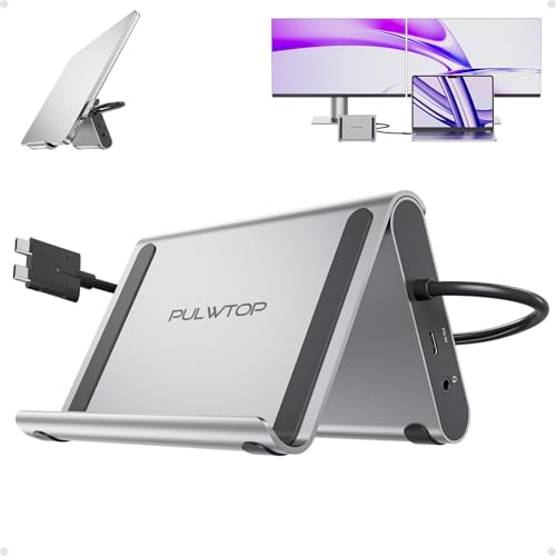 MacBook Pro Docking Station Dual Monitor 4K@60Hz for MacBook Pro/Air