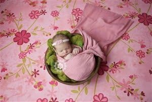 4.5 Ft Petal Pink Ripple Newborn Wrap Photography Props, Faux Cheesecloth Newborn Photo Props, Baby Wrap, Newborn Props, Photography Props, Gauze, Boy Props