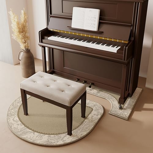 Tapis de sol antibruit pour piano droit avec isolant acoustique et thermique
