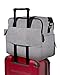 Skip Hop Diaper Bag: Iconic Duo Weekender, Extra Large Capacity with Changing Pad & Stroller Attachment, Grey Melange
