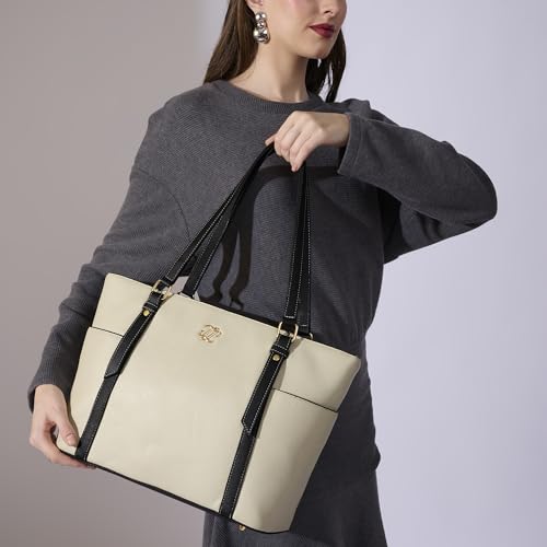 Image of Lavie Signature Women's Harisburg Monogram Tote Laptop Bag | Tote Laptop Bag for Work | Ladies Purse | Stylish Shoulder Bag | Gift for Women