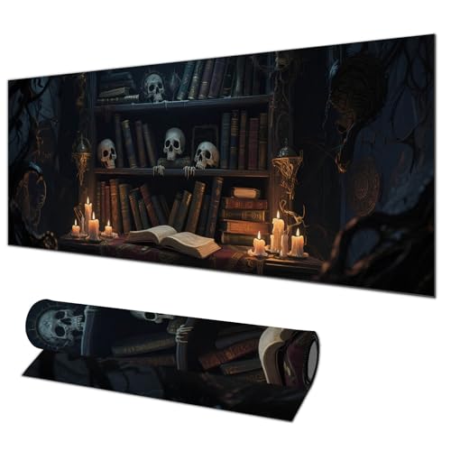 Tapis de souris XL motif tête de mort pour transformer votre bureau à la maison