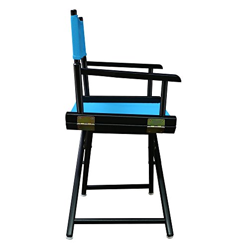 Casual Home 200-02/021-27 Director Chair 18" - Classic Height Blackframe/Turquoise Canvas #TOP3