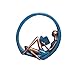 Garneck Yoga Figurine Hand Made Resin Character Yoga Girl Pose Sculptures Yoga Godness Figure Statue for Modern Home TV Cabinet Bookshelf Decor Blue Reading