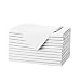 Talvania Cloth Dinner Napkins - 12 Pack Luxuriously Soft & Hotel Quality Cotton Napkins, Brilliant Crystal White Fabric Napkins (18" X 18") Perfect for Events, Hotel & Home Use