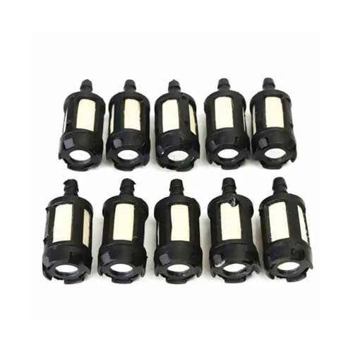 LUhvSW Piezas de Repuesto 10 Piezas de Filtro de Combustible for maquinaria de jardín de Gasolina, cortadora de césped, Motosierra