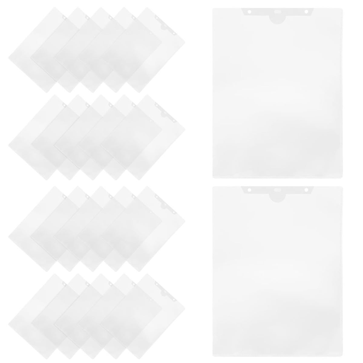 Pochettes transparentes A4 dossier plastique pour organiser vos documents - 8