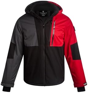 Spyder Herren-Schneejacke – warme isolierte Winterjacken für Herren – gemütliche Herren-Skijacke mit abnehmbarer Kapuze, Größe S-XL
