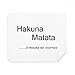 No Worries Quote Cleaning Cloth Screen Cleaner 2pcs Suede Fabric