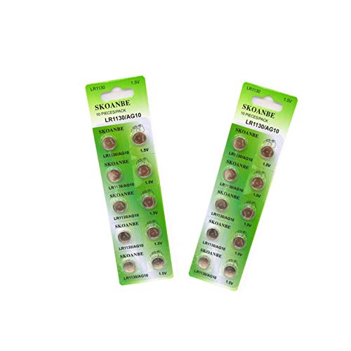 Skoanbe 10Pcs Lr1130 Ag10 Sg10 389 189 1.5V Button Coin Cell Battery #TOP2