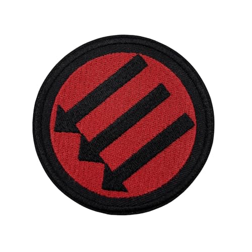 3" Anti-facist Anti-Nazi Embroidered Iron on Patch