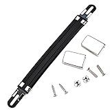 NUOLUX アンプ用ハンドルストラップ エンドキャップ付き ギターアンプ スピーャビネット取っ手 交換用 ブラック