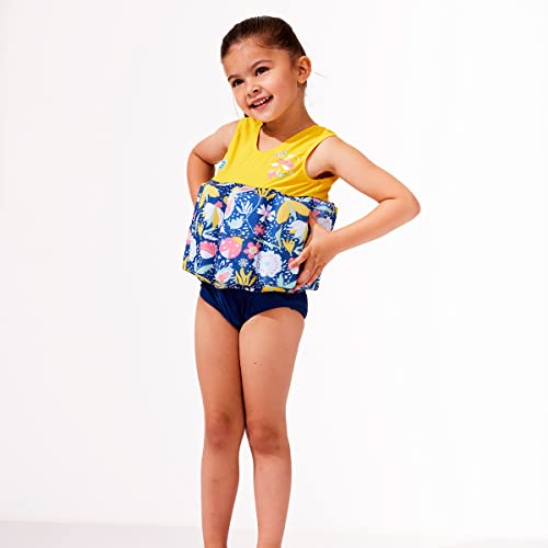 Image of Splash About Girls Floatsuit with Adjustable Buoyancy, Garden Delight, 4-6 Years