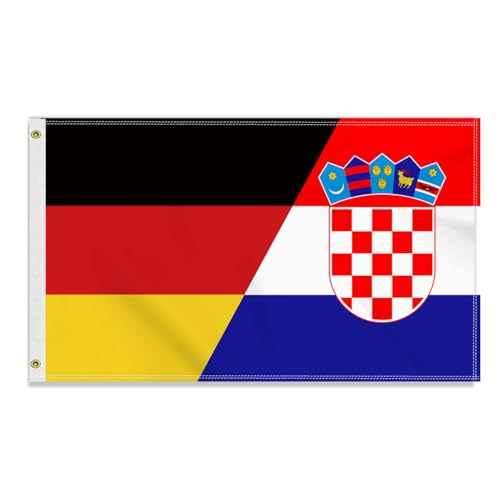 Petite Pine Deutschland Kroatien Freundschaftsflagge 90x150 CM