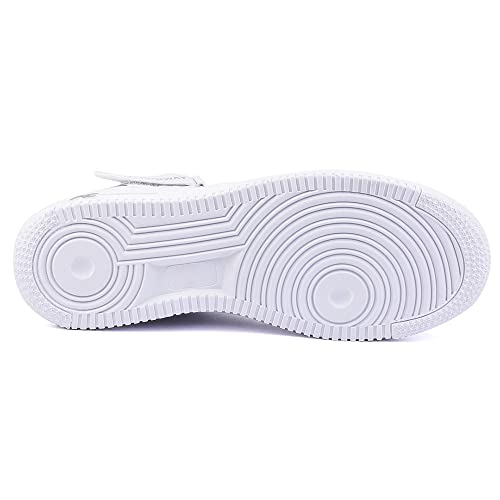 Tênis Sneaker Estilo Retrô Runway Sportwear Masculino Tamanho:41;Cor:Branco e Branco