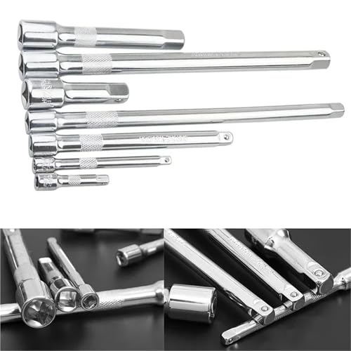 Extensiones de llave de carraca flexibles para aflojar tornillos en espacios estrechos 4