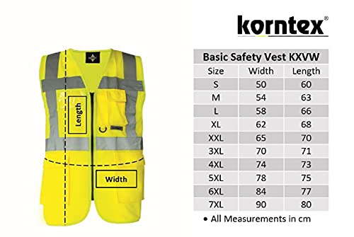 Korntex Gilet di Sicurezza Multifunzione con