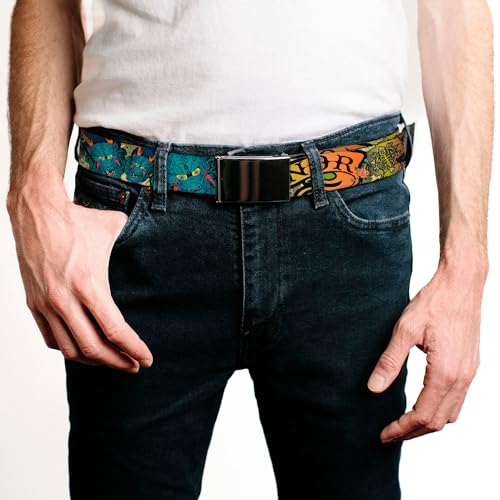 Buckle-Down Web Belt Honor Tattoo 1.5"2