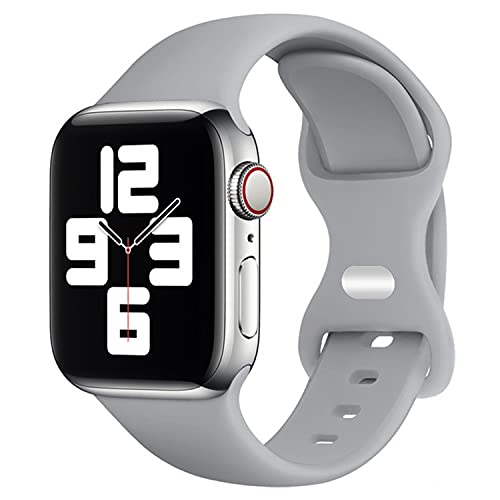 ANCHVN Sport Armband Kompatibel mit Apple Watch Armband 38mm 42mm 40mm 44mm,Weiches Silikon Ersatz Armband Kompatibel mit iWatch SE Series 7 6 5 4 3 2 1für Damen Männer Cover