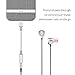 Moshi Integra Lightning to 3.5mm Headphone Jack Adapter [MFi Certified], DAC Chip Integrated, Ballistic Nylon Braiding, Aluminum Housings, Exceeds 10,000 Bend Cycles, for iPhone/iPad, Jet Silver
