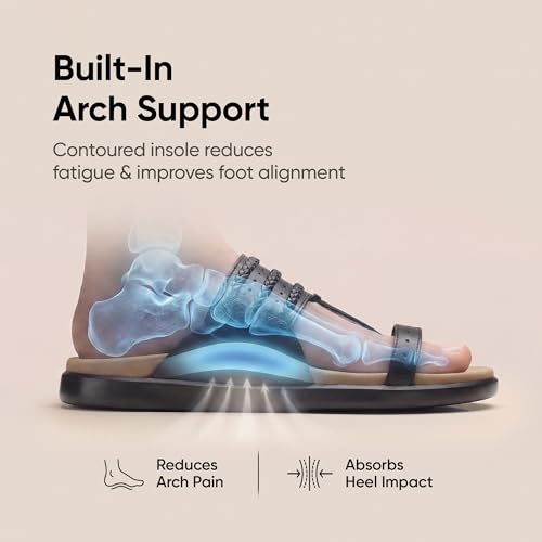 Image of Frido Puneri Chappal for Men | Available in 2 Options- Arch Support & Without Arch | Traditional Indian Leather Sandals with Memory Foam, Wide Toe Box & Zero Drop Design | Adjustable Ethnic Footwear