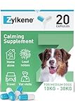Zylkene Calming Supplements for Medium Dogs (10 to 30kg) 225mg | Promotes Relaxation | Helps Pets cope with short-term challenging situations: Loud Noises | Easily administered | 20 capsules
