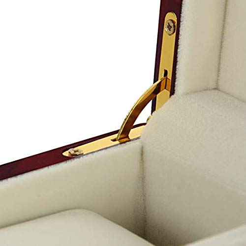 Mydio Wooden Watch Organizer, 5 Slot Watch Box Storage Case, Birthday Xmas Presents，Durable #TOP4