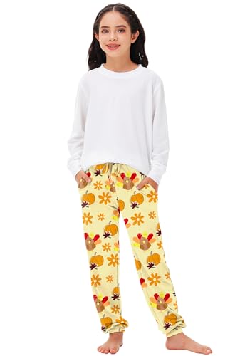 Image of Deerose 4th of July Pants American Flag Drawstring Sweatpants with Pockets 5-14 Years
