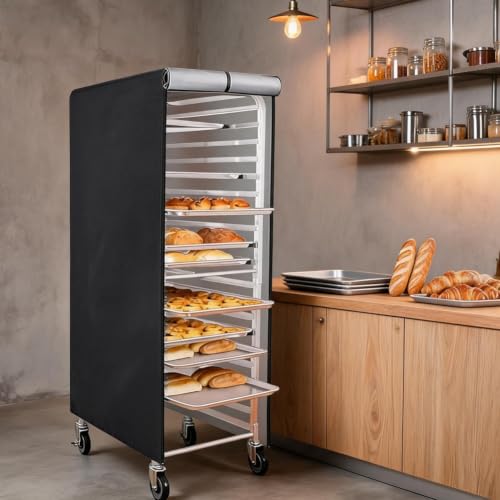 Cubierta para panera de 20 niveles ideal para mantener el orden en cocinas comerciales amplias 3