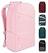 Produktbild Simple Modern 25L Legacy Rucksack mit Laptopfach für Kinder Damen Herren - Wickeltasche Laptoptasche Sporttasche Schulrucksack Schultasche für Arbeit, Schule oder Reisen - -Rosé