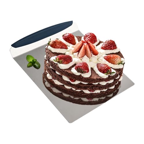 Duroecsain - Espátula elevador de pasteles, espátula elevador para tartas grandes, para tartas de pastel, para pasteles, bandeja para tartas cuadrada, herramienta móvil para pasteleros,