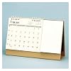 ZANZAN Kalenders Kleine Bureau Kalender Office Desktop Stand Up Maandelijkse Kalender Op Ezel 8×10″, 2020.10-2021.12,15 Maanden Kladblok Kalender kalenders 2021 maandelijks (Kleur: Khaki B)