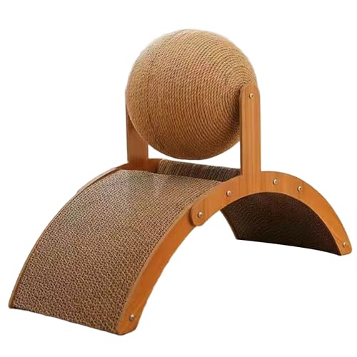 Planche à gratter pour chats d'intérieur en bois pour protéger vos canapés et tapis de salon