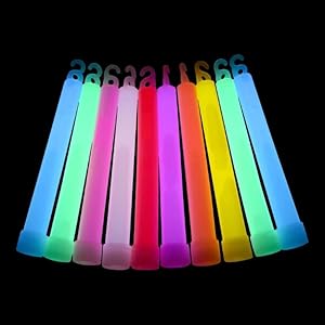 12 Hours Ultra Bright Long Lasting Glow In The Dark Emergency Glow Sticks I Neon Bulk Chem Light Sticks Military Grade…
