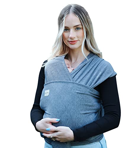 Baby Sling Wrap Newborn to Toddler Carrier 7-35lb, Soft Stretchy Baby Wrap Sling, Safety Tested, Hands-Free Baby Wrap Carrier