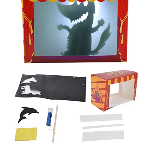 Picysa Juguete para muñecos de sombra para muñecos de sombra en el teatro de marionetas, juego educativo hecho a mano para