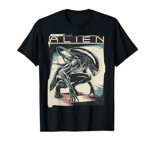 エイリアンXenomorphイラストポスター。 Tシャツのサムネイル