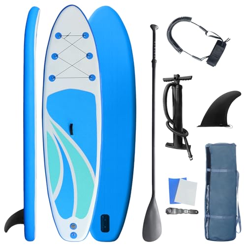 Inflatable Stand Up Paddle Board for Adult All Skill Levels- 10'4' Ultra-Light SUP Paddleboard with...
