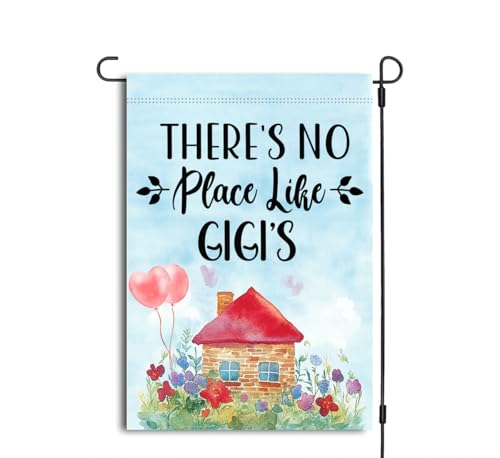 ShelbyShops Gigi's Garden Flag, Mother's Day Occasion, Floral Theme, Polyester Material, 12'x18' Size, Rectangular Shape, Indoor & Outdoor Use