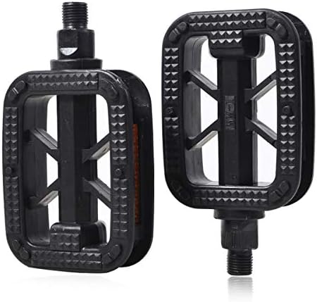 ThinkTop Kid's Bike Pedal 1/2-Inch Bike Pedals 1 Pair Kids Replacement Pedals, Fit for 12" 14" Boys Girls Bike