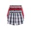 Desert Sky Plaid, Primary Red Micro Flag, Desert Sky Gingham, Primary Red Plaid